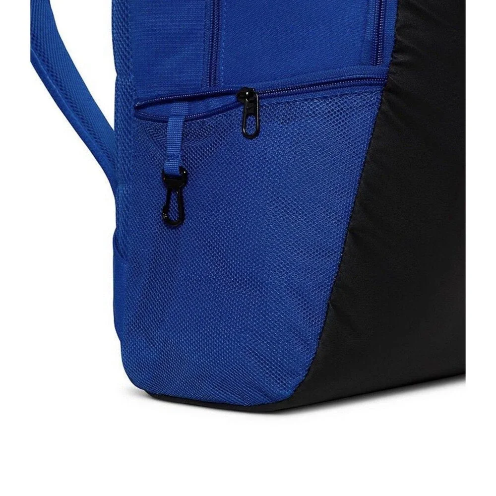 Nike Brasilia Backpack XL Game Royal Black School Gym Bag DM3975-480 NEW